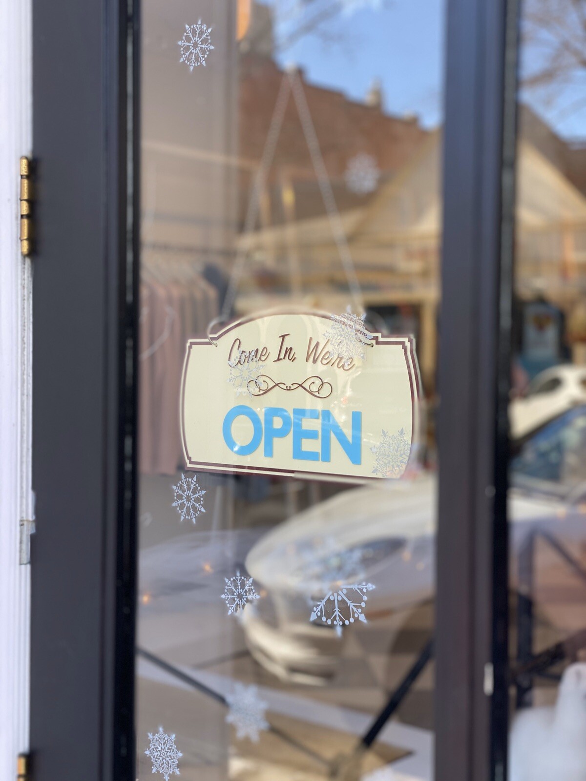 ⭐️⭐️⭐️⭐️⭐️Boutique Sign – 2 Sided – Come In, We&rsquo;re Open / Sorry We Are Closed
