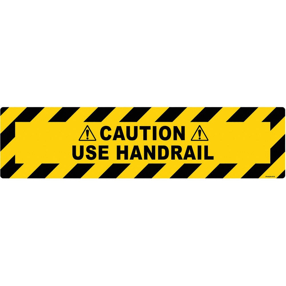 STRANCO INC FS-624-618 Anti-Slip Floor Sign,6 inx24 in,Vinyl 484P37