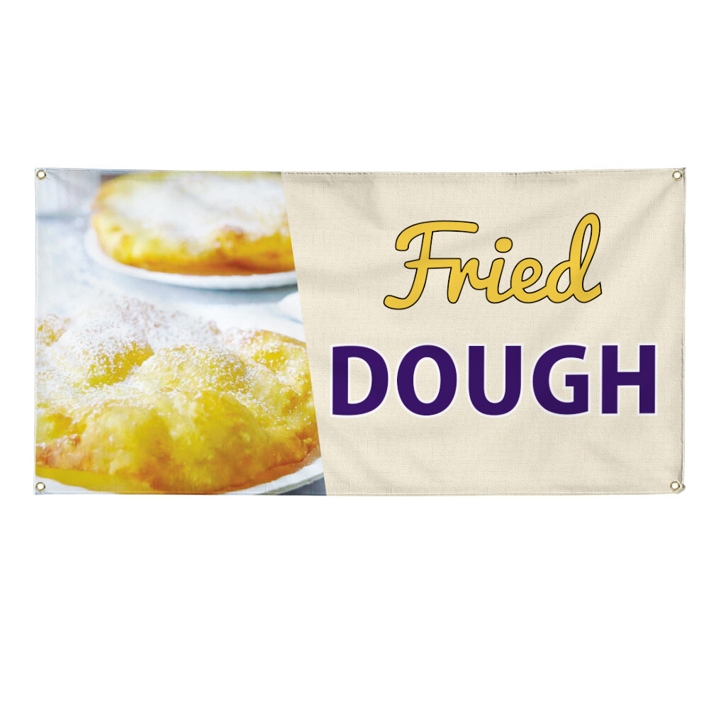 Vinyl Banner Multiple Sizes Fried Dough Outdoor Advertising Printing B Outdoor