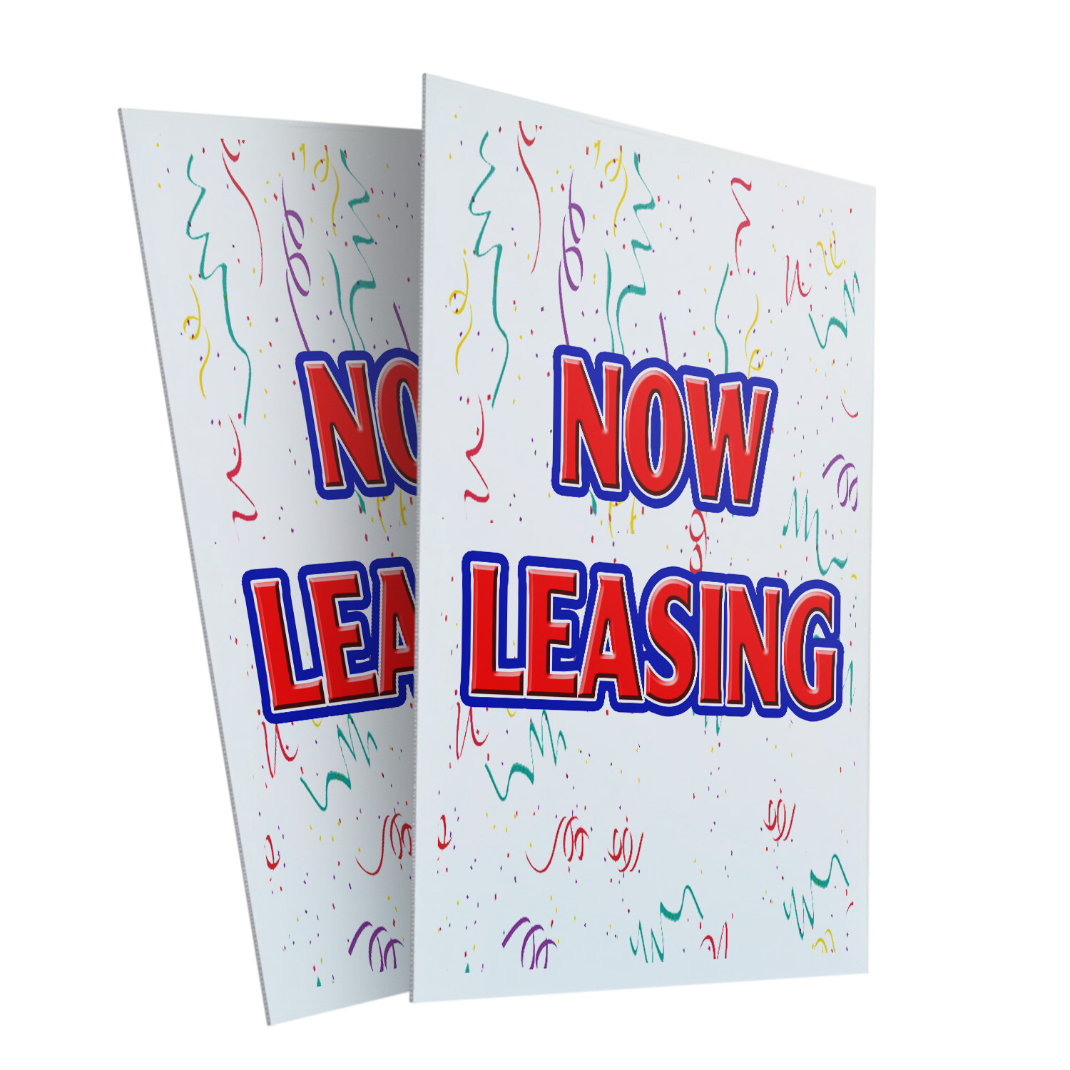 A-frame Sidewalk Now Leasing 24&Prime; x 36&Prime; Double Sided A-Frame Sidewalk Sign