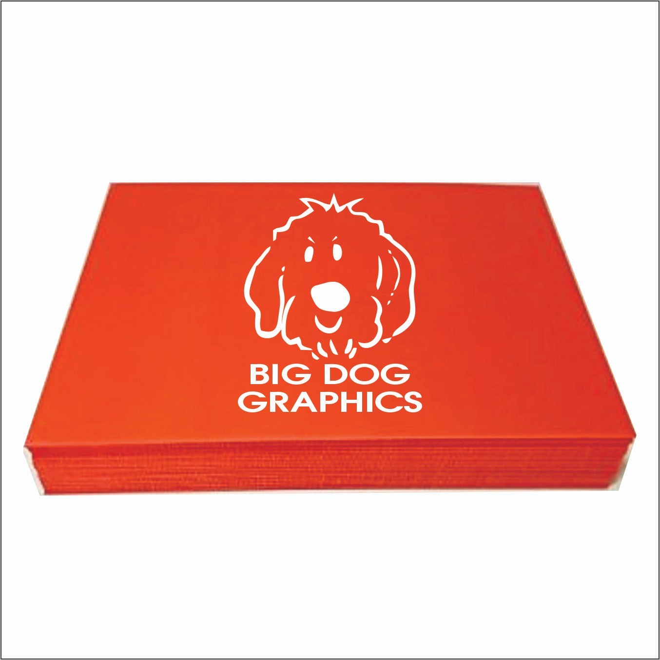Blank Red Coroplast 3 Pieces, 24&Prime;X18&Prime;