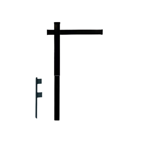 Real Estate Sign Post Kit- Black
