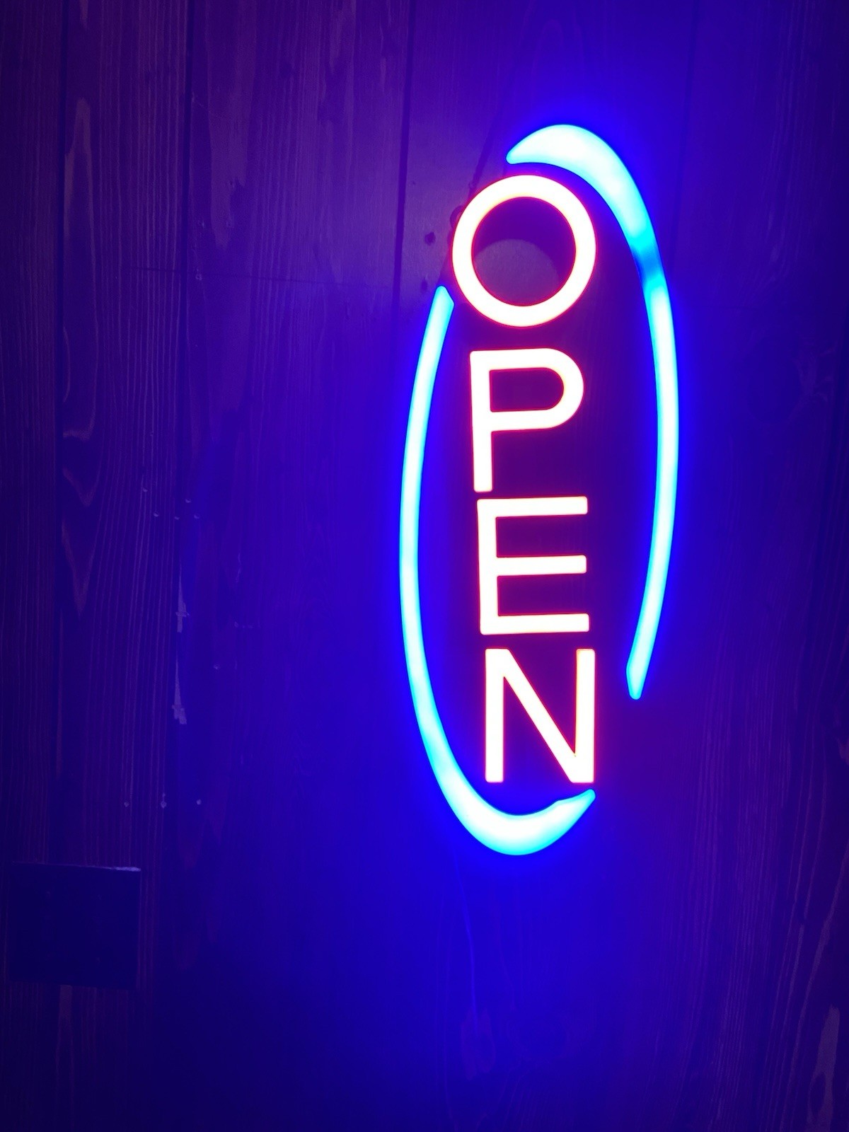 Open Sign For Business Mystiglo Horizontal Or Vertical Solid And Flashing
