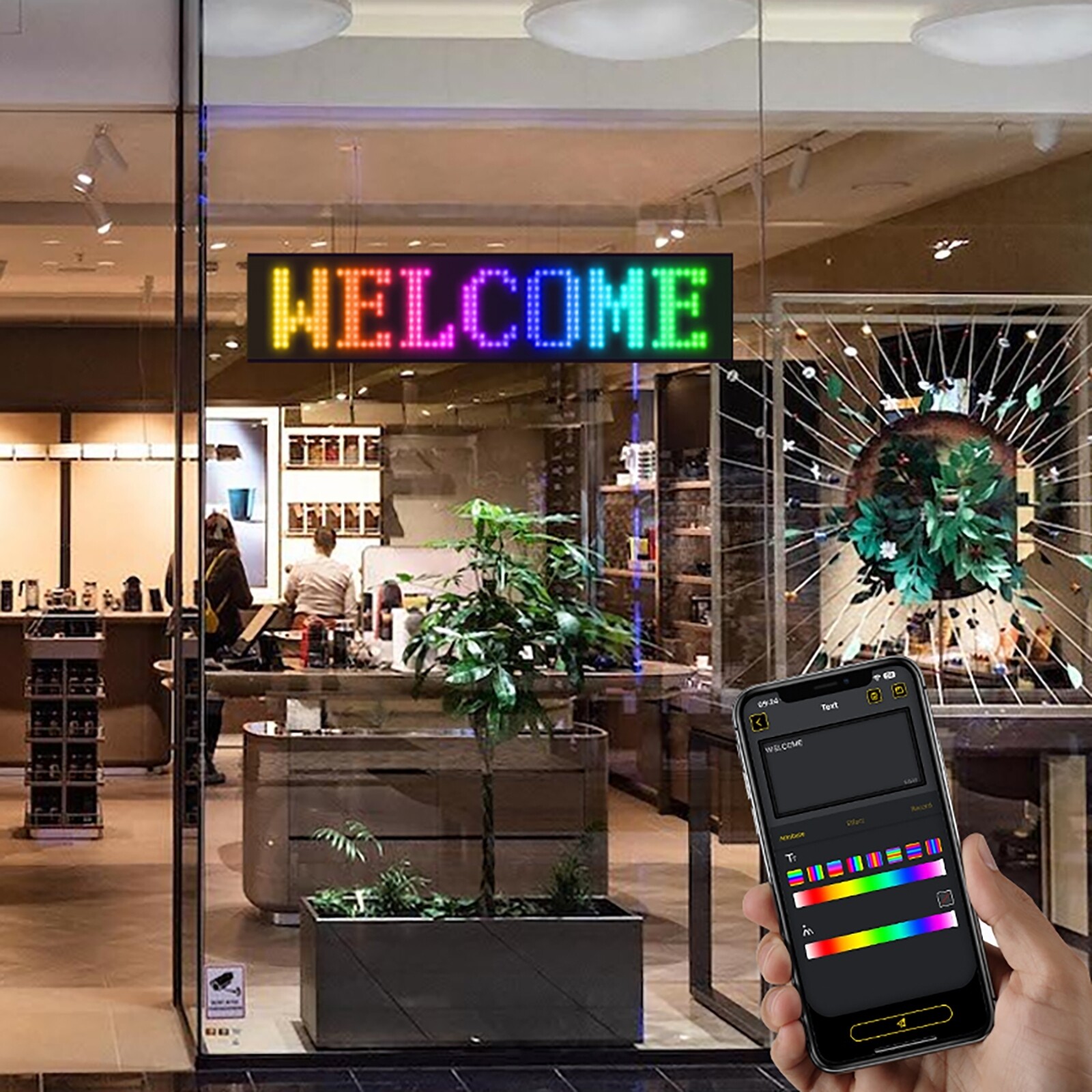 Programmable LED Sign Scrolling Message LED Shop Signs Digital Display LED Board
