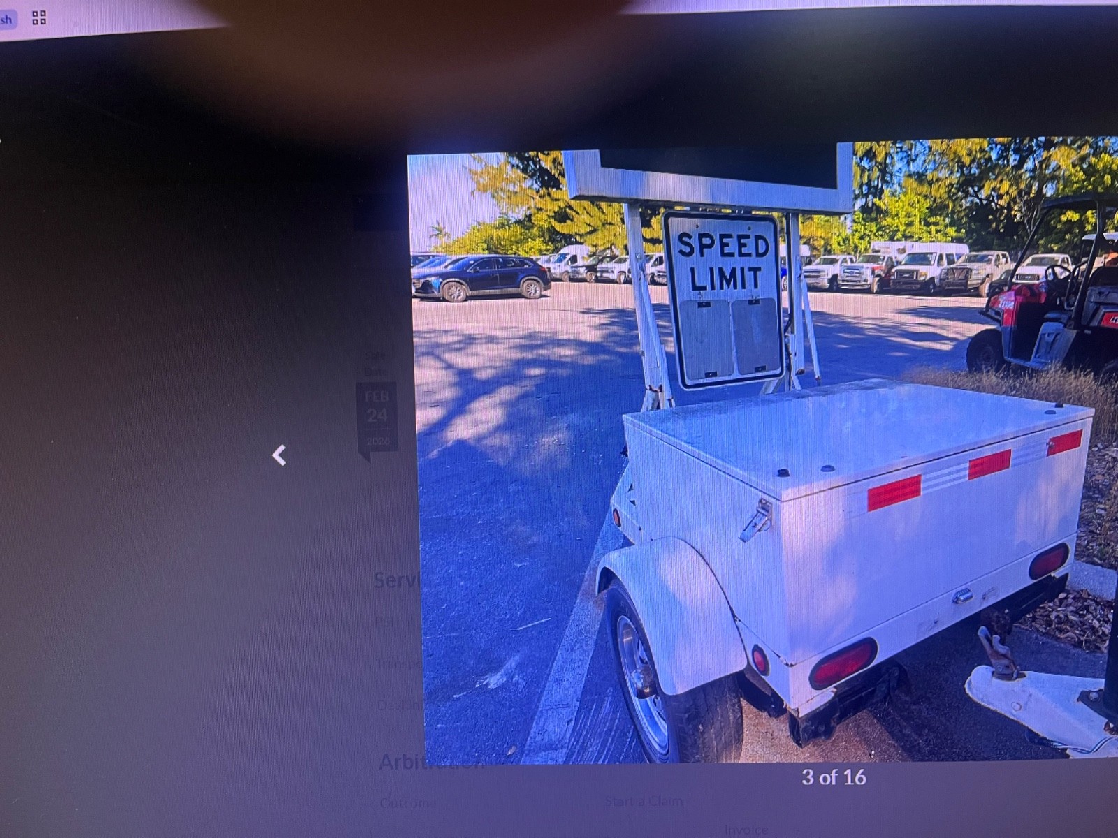 Full Color Programmable LED Sign Board on Trailer – 4&prime; High x 8&prime; Wide – USA Made