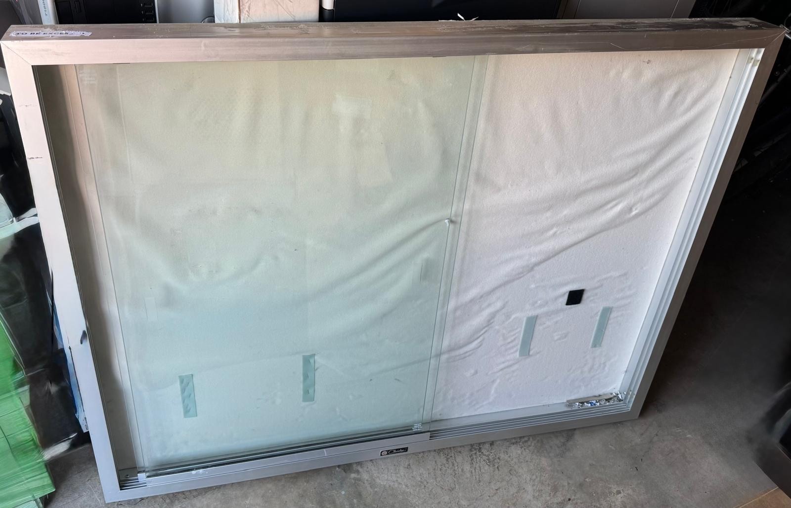 48&Prime;x36&Prime; Alluminium Frame bullentin board with 2 sliding door