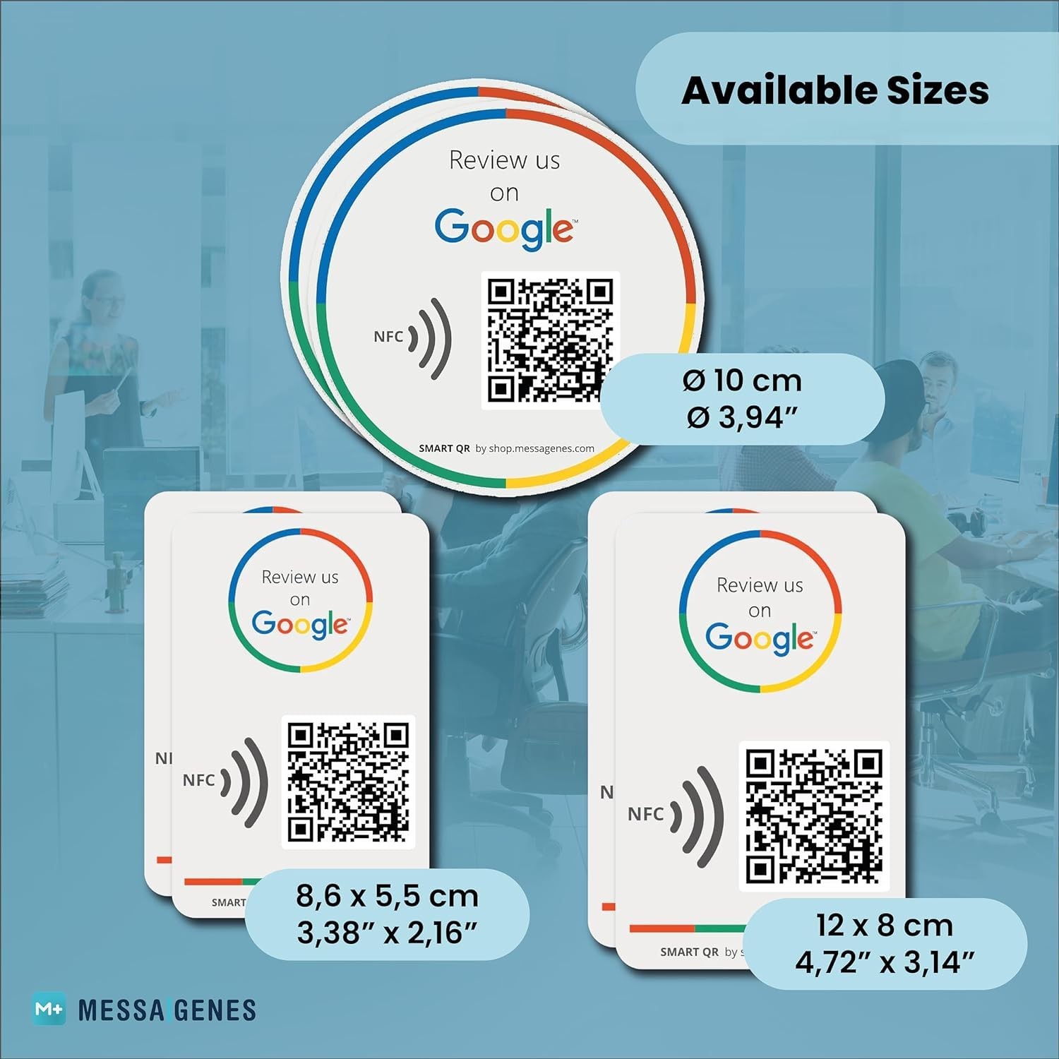 Messagenes Us On Qr Code Smart Qr Code And Nfc 2 4.72 X 3.15 Link Whenever You