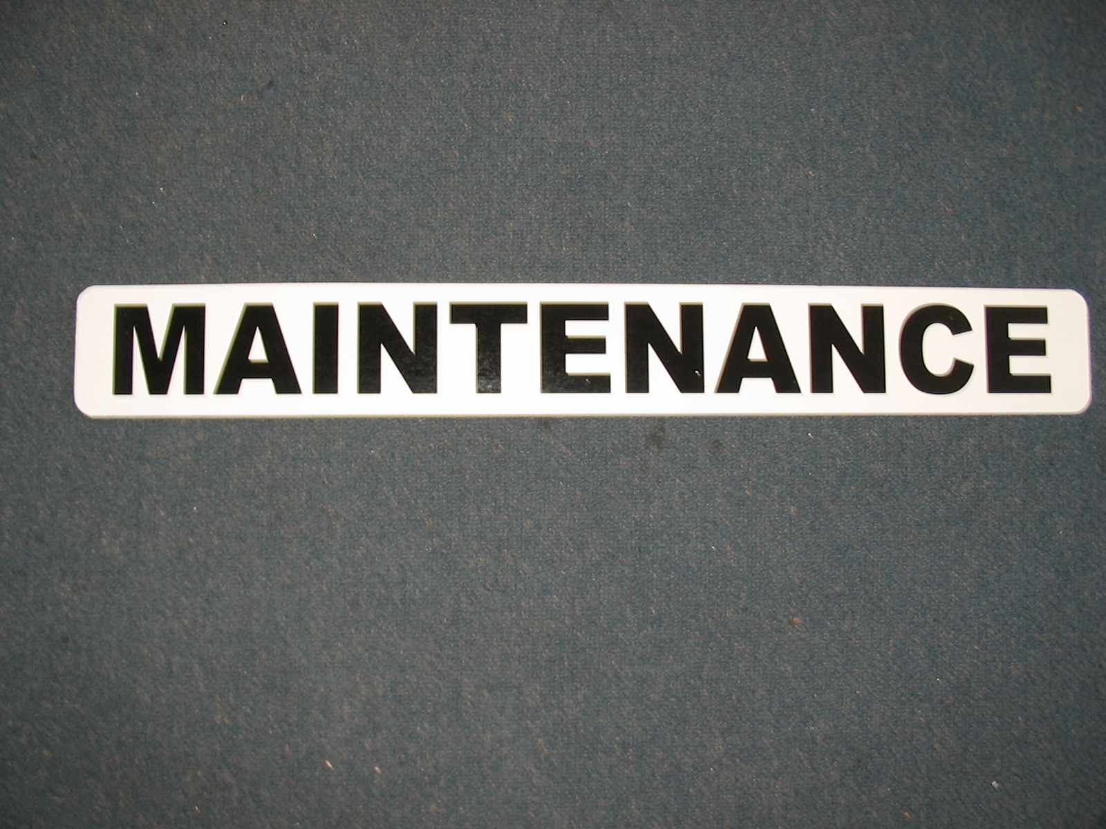 MAINTENANCE Magnetic Vehicle Signs 4 Apartment Building lawn or Golf Course