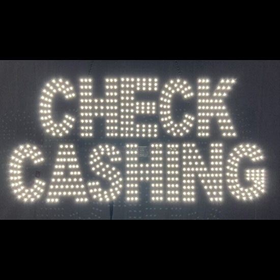 LED LOTTO SIGN (9&Prime;X30&Prime; INCH) – WHITE & GREEN COLOR