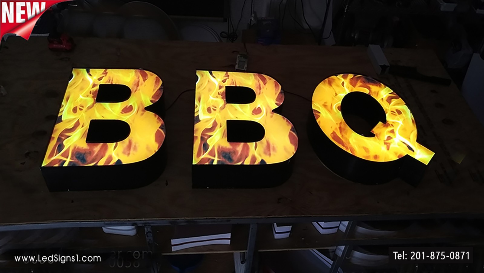 Custom made 3D Led Channel Letter Signs Storefront signage 20 Inches