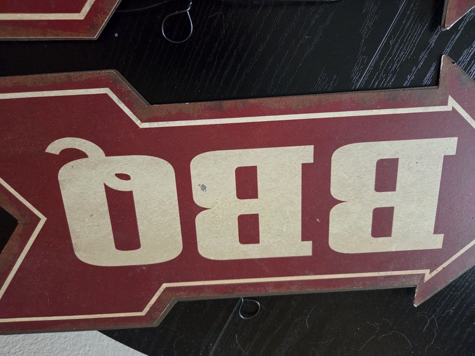 BBQ Meral Sign NWT 4 Included. Great 4 Business Advertising