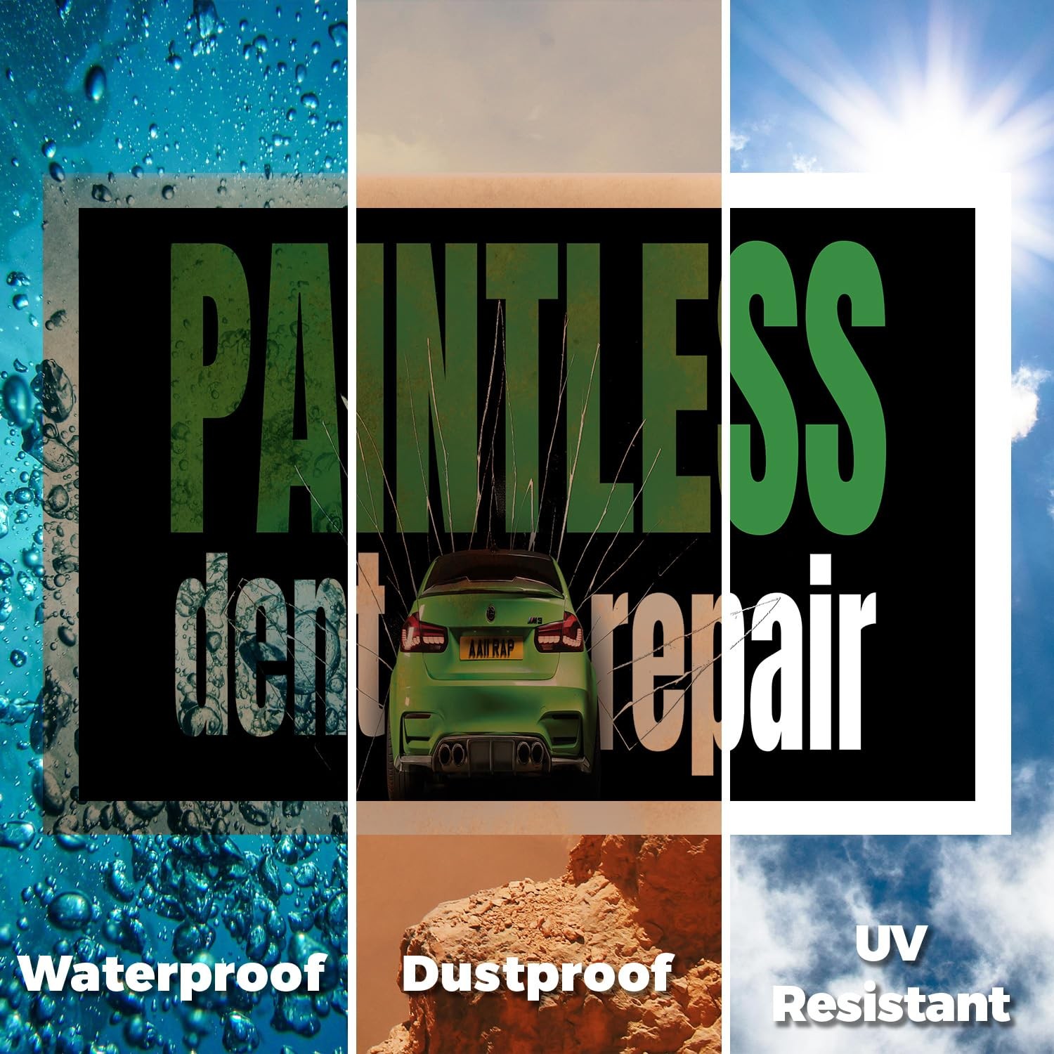 Paintless Dent Repair Yard Sign 24 Inch x 36 Inch Single Sided Weatherproof H…