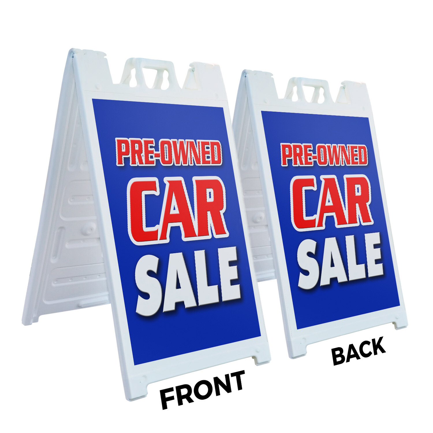 A-frame Sidewalk Pre-owned Car Sale 24&Prime; x 36&Prime; Double Sided A-Frame Sidewalk Sign