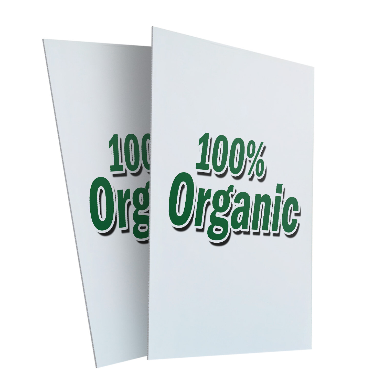 Organic 24&Prime; x 36&Prime; 2 Pack Of Store Sign Plastic Or Decal