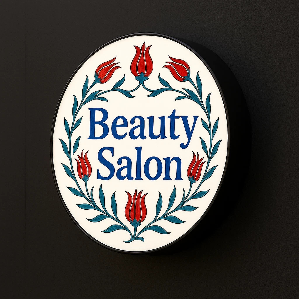 Custom Round Acrylic Aluminum Light Box Sign Logo Non Front Back Front&Back