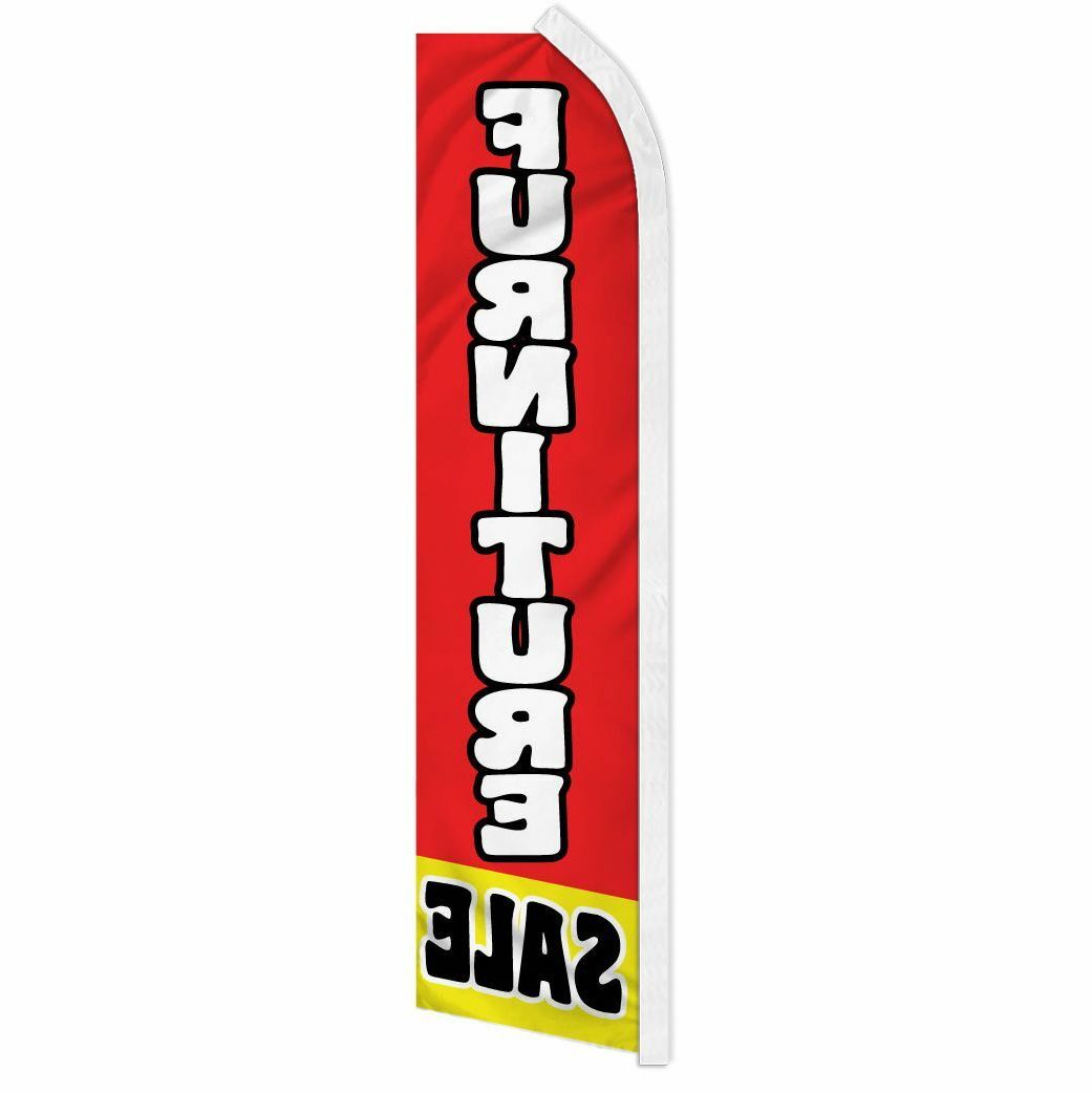 « FURNITURE SALE » advertising super flag swooper banner business sign sofa couch
