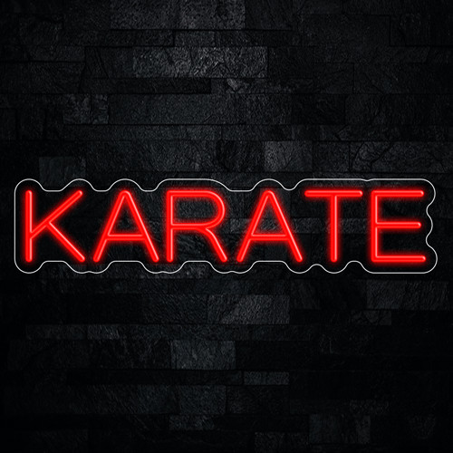 Karate LED Neon Sign 27&Prime;L x 6&Prime;H #32429