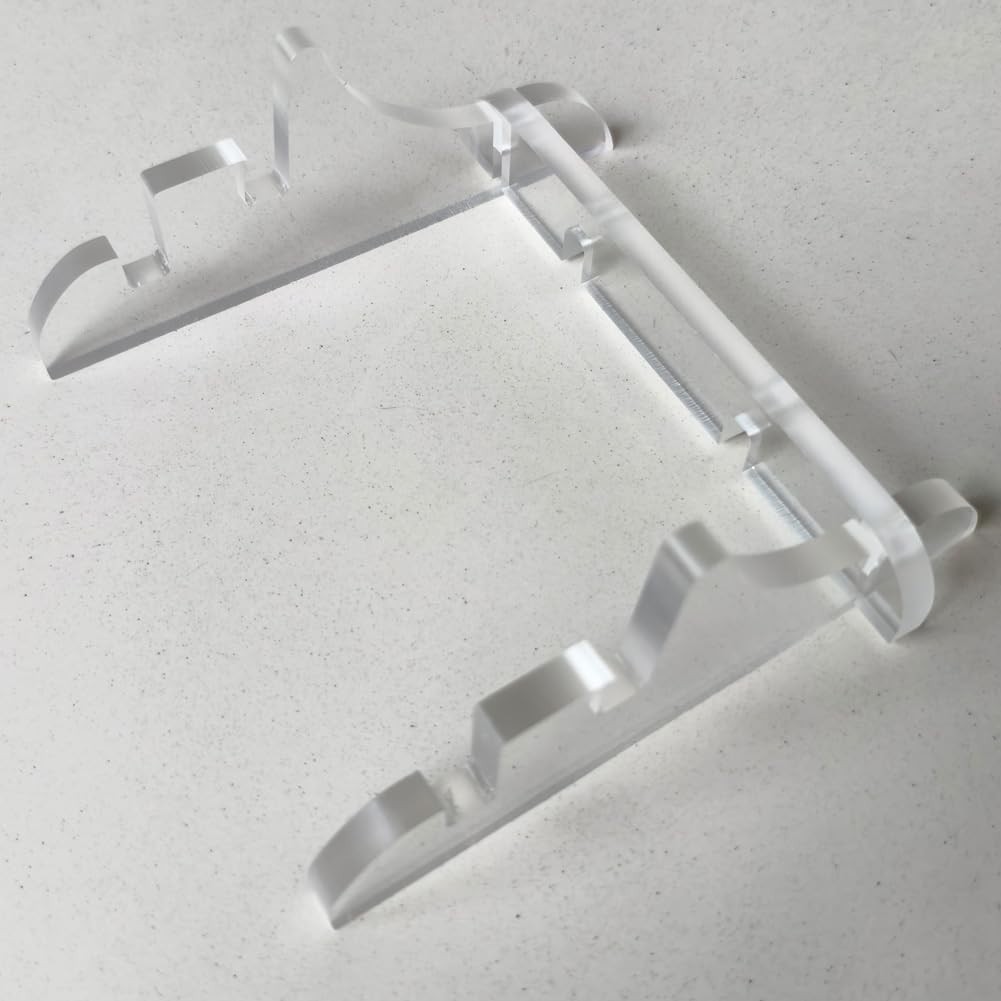 Crystal-Clear Acrylic Neon Sign Holder Base – Adjustable & Stable Tabletop Stand