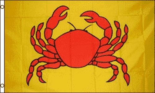 Crab Flag 3×5 ft Seafood Cafe Restaurant Advertising Sign Alaskan King Crab Legs