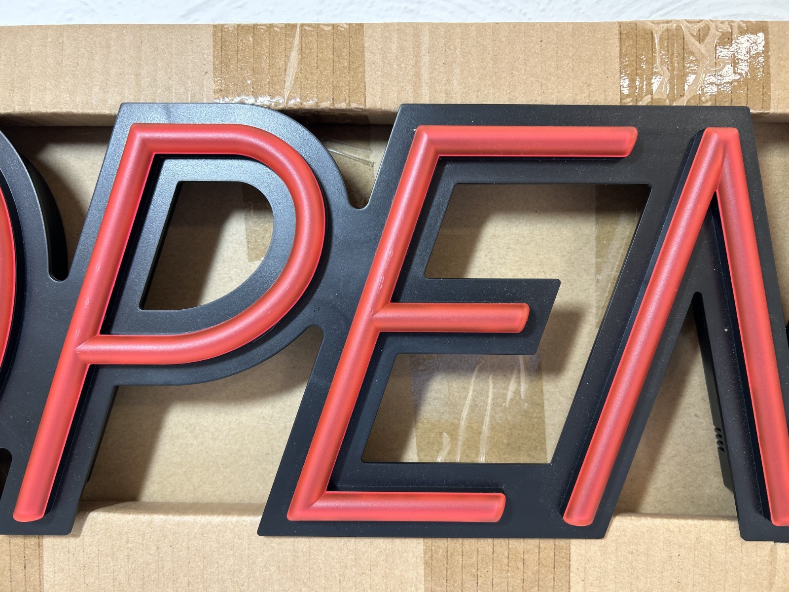 Optiva OPEN Sign 19.5&Prime; Ultra Bright LED Hanging Business Sign S-SGN-06003-00