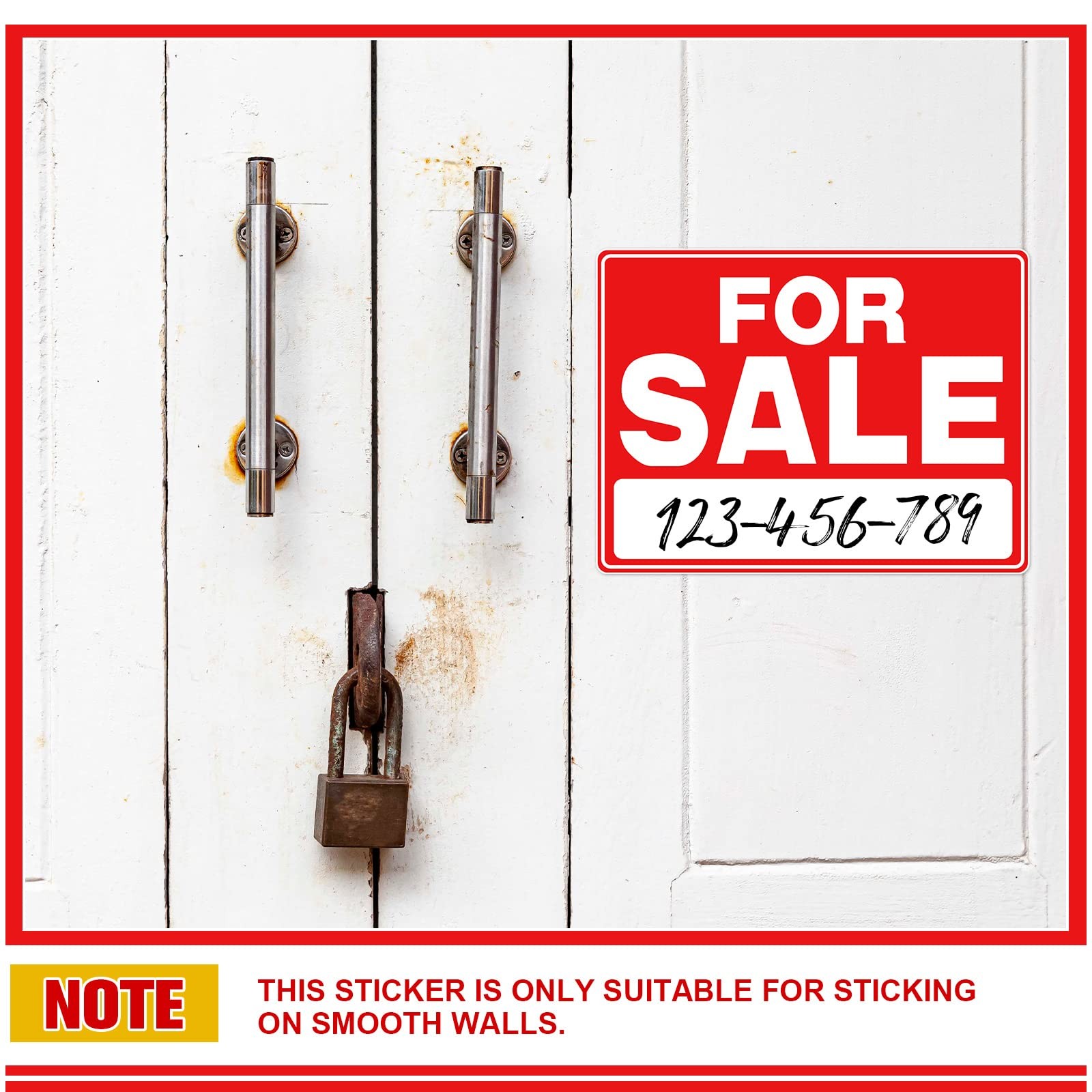 Seajan 25 Pcs for Sale Signs for Car 9 x 12 Inches Sale Signs Vehicle, Houses…