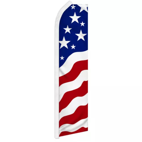 2 Pack New Glory USA Advertising Swooper Flag Patriotic American 100D