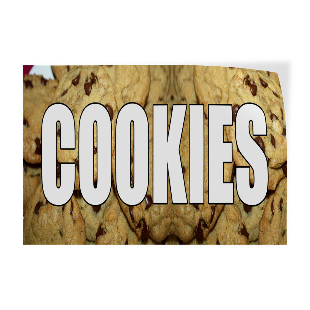 Decal Stickers Cookies Bakery Caf Restaurant Bar Vinyl Store Sign Label