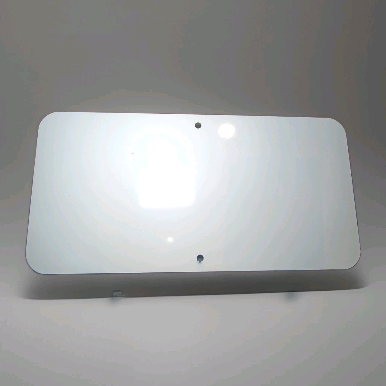 6&Prime;x12&Prime; White Enamel Aluminum Metal Sign Blank Grimco 1/4&Prime; Holes Outdoor .080 Thi