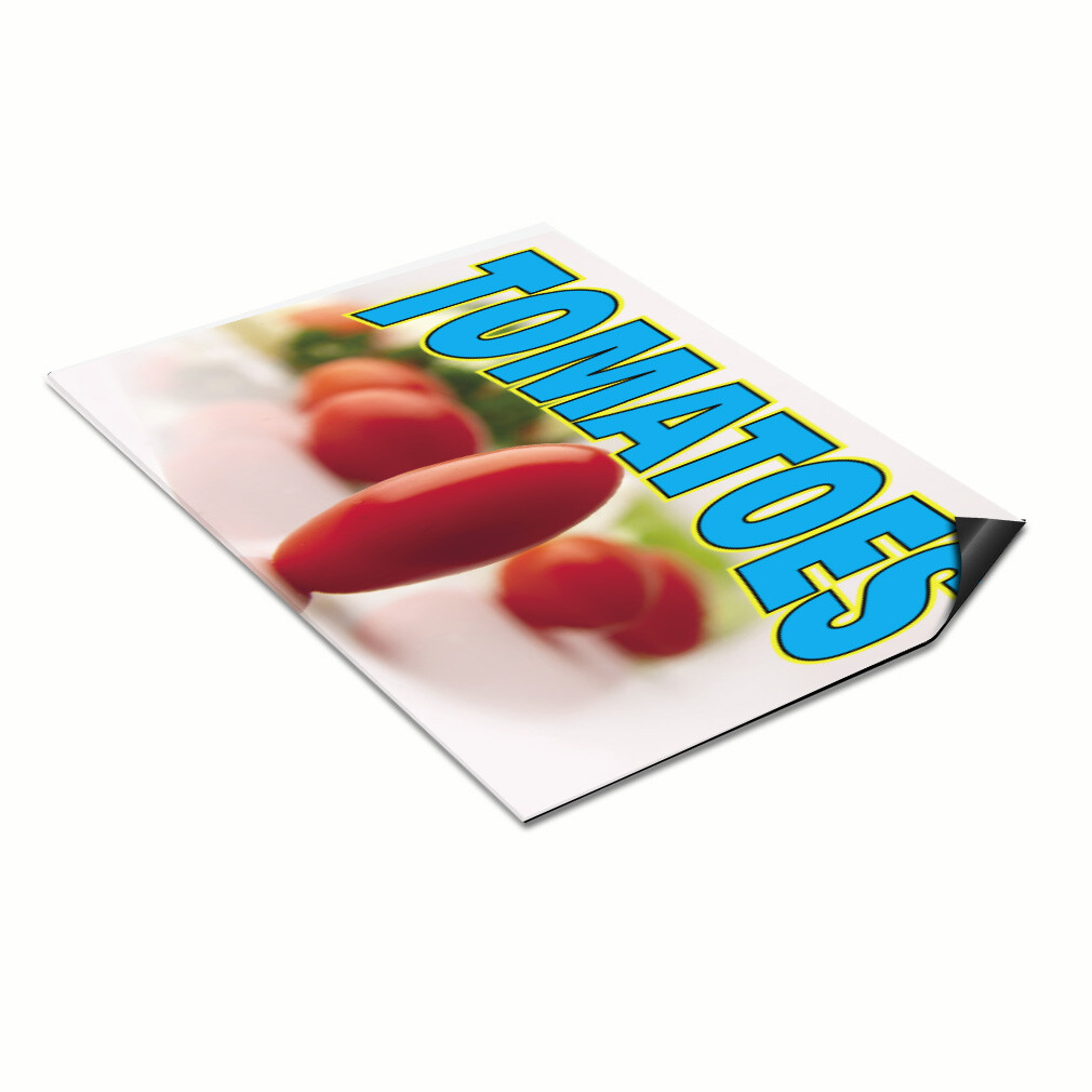 Car Magnet Set of 2 Tomatoes Outdoor Advertising Printing A Industrial Sign