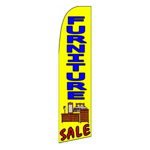 Furniture Sale Advertising Feather Flutter Swooper 3 Ft Banner Flag Only