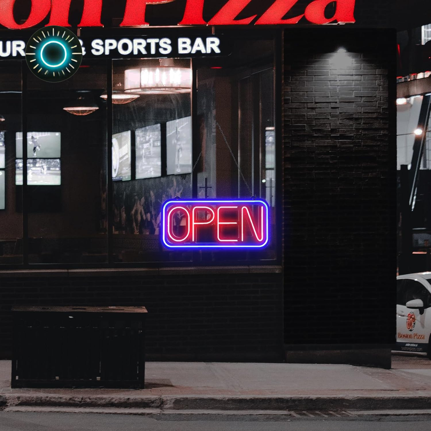 Bright LED Open Sign for Business – 32×16 Inch with Remote & Flashing Mode NEW