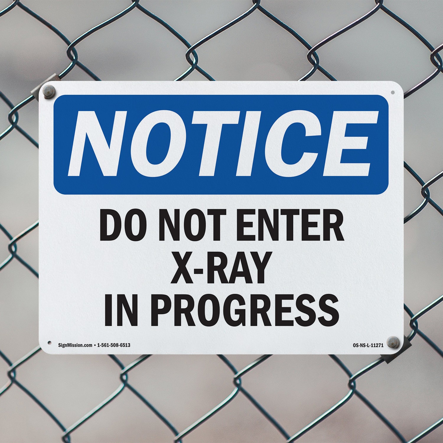 Do Not Enter X OSHA Notice Sign Metal, Plastic, Or Decal – 5 or 10 Pack