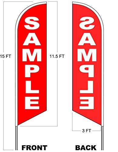4 Less Co Tacos Windless Swooper Flag Feather Banner Large Mexican Food