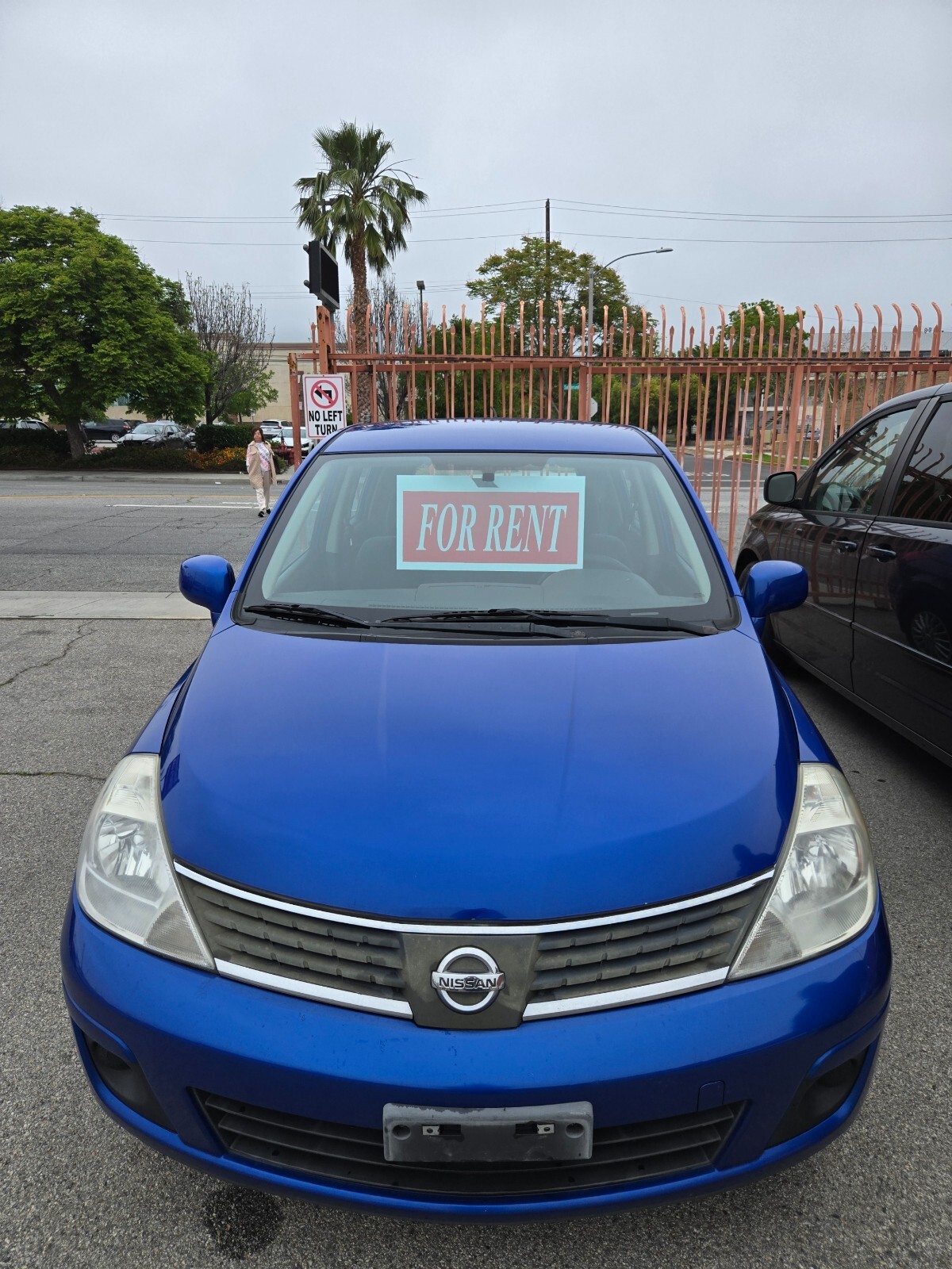 FOR RENT & RENT ME – rear view mirror hanging sign for car sales