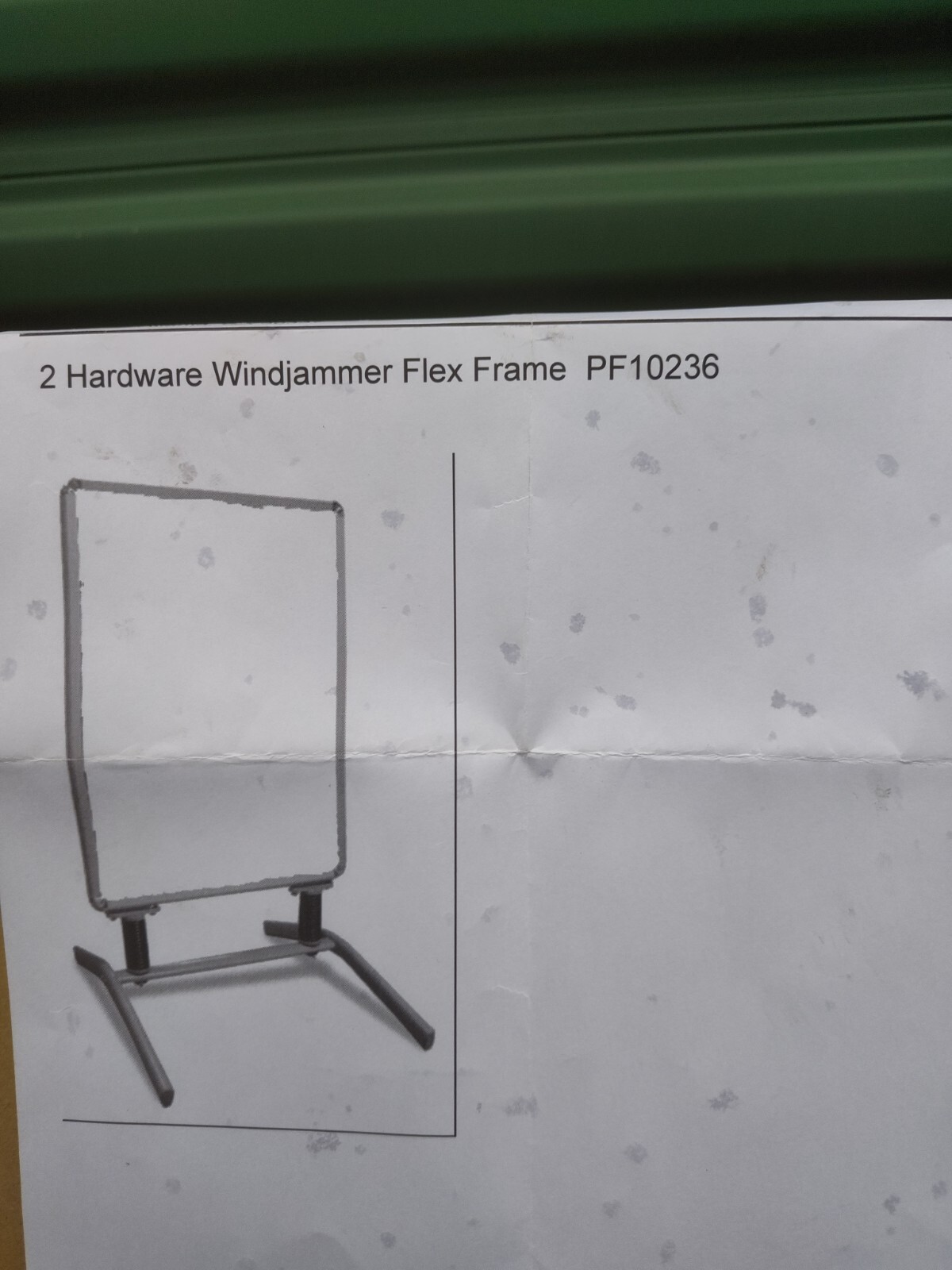 Weather Resistant Outdoor Sidewalk Sign Holder 24&Prime;x34&Prime; Gray steel metal base