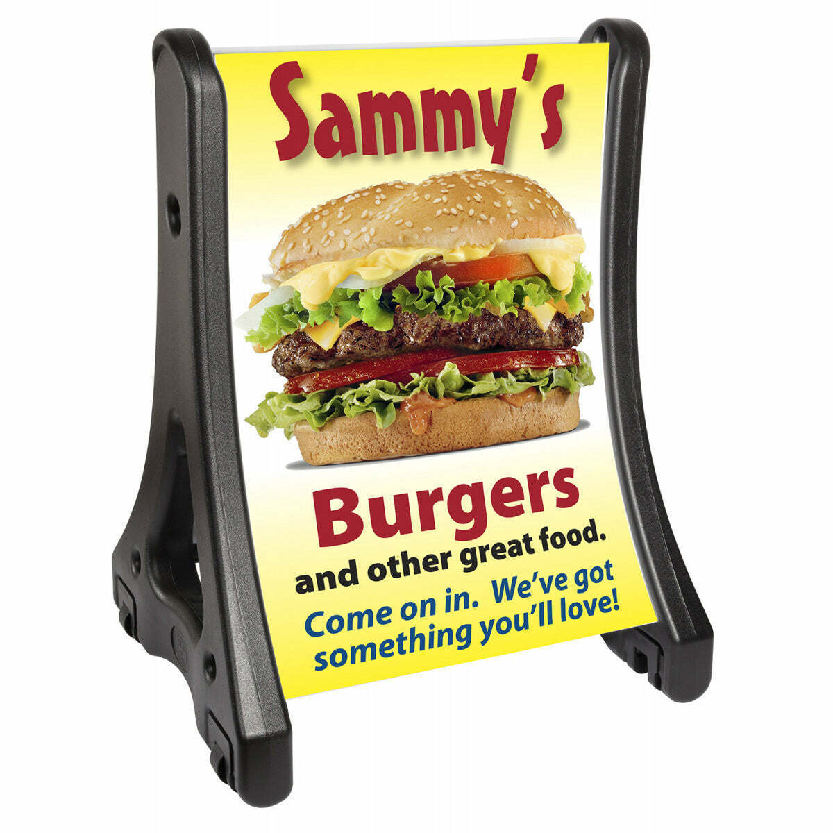 MagicMaster QLA-Plus® Ready-4-Graphics Sidewalk Message Board Sign |24&Prime;w x 36&Prime;h