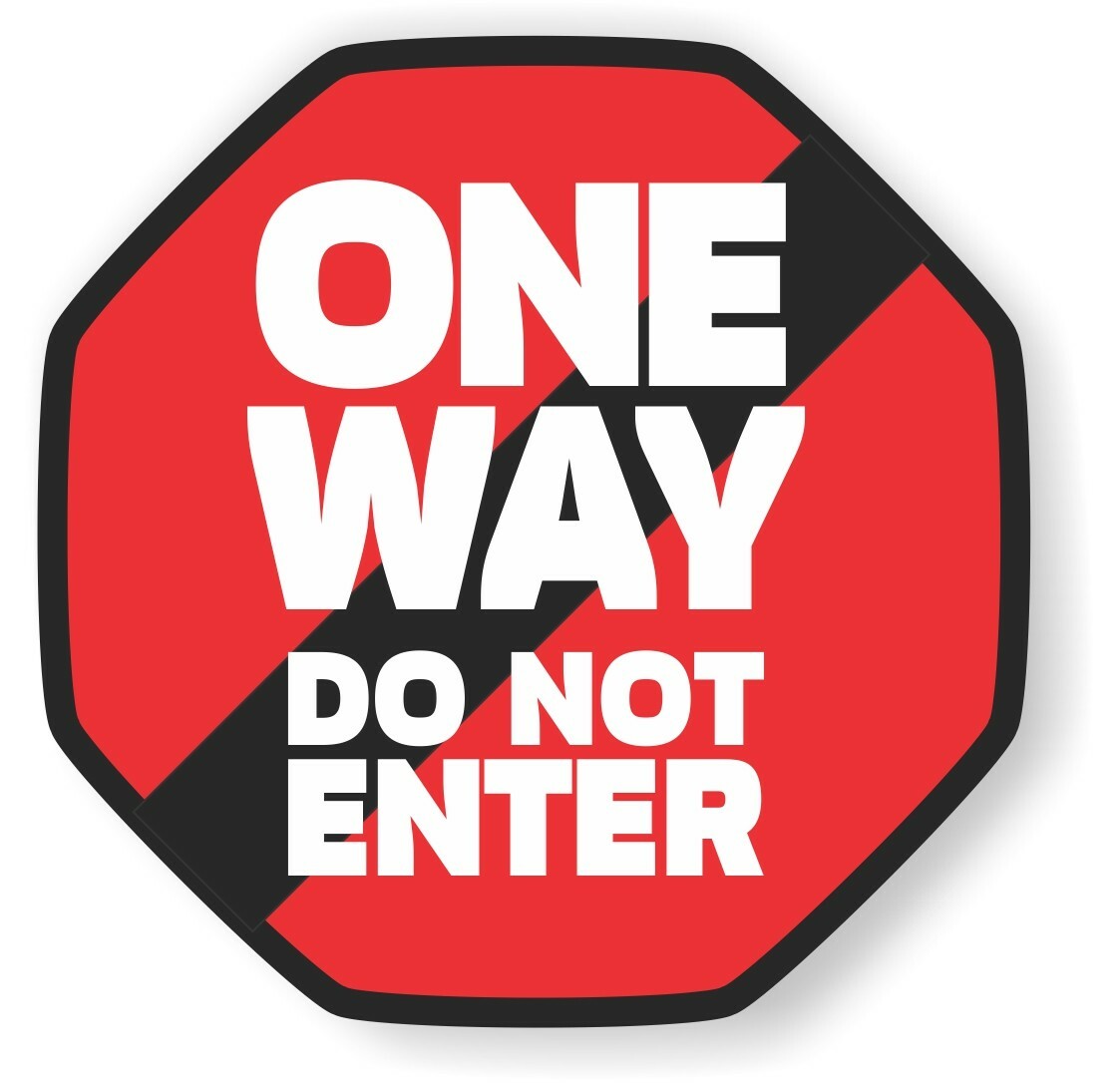 Arrow Do Not Enter Social Distancing Floor Decal Carpet 20 Pack School Vinyl