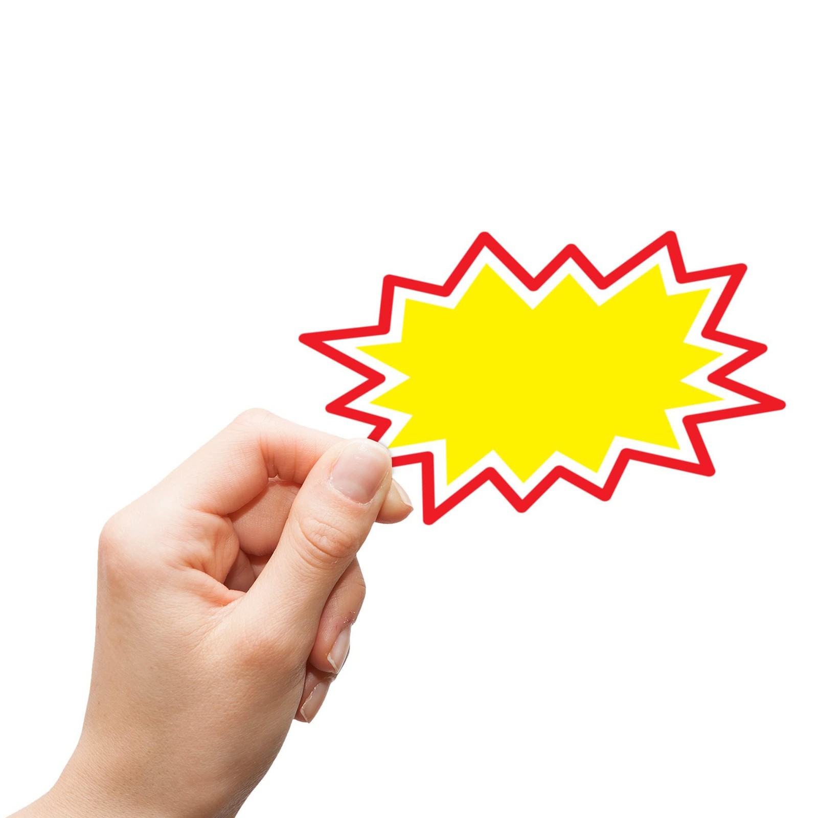 Yellow Starburst Signs 200pcs, Price Tags, Yard Sale