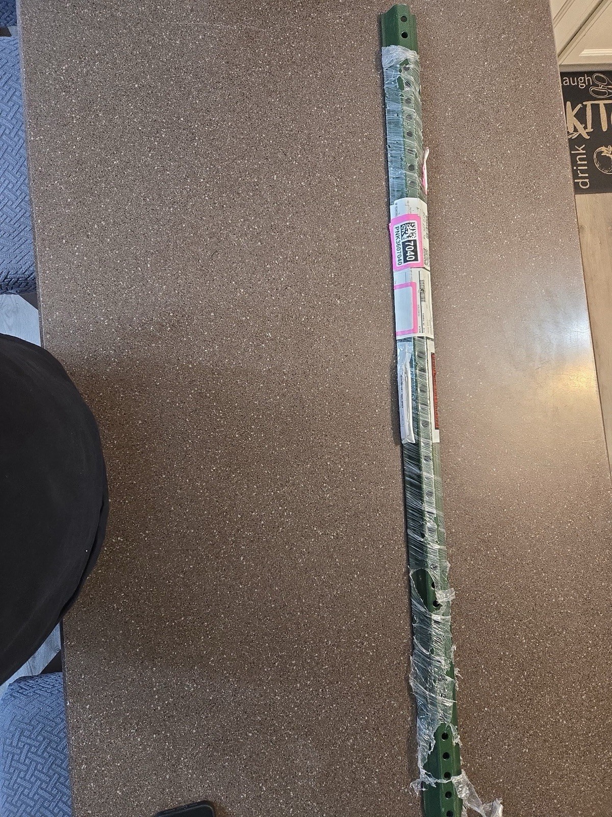 4 ft Tall U-Channel Sign Post Medium Weight Baked Enamel Steel Post