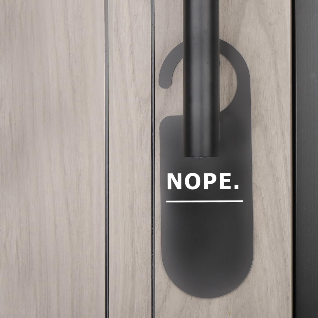 2 Pcs Nope Yep Do Not Disturb Sign Work Door Hanger Office Sign (Double Sided…