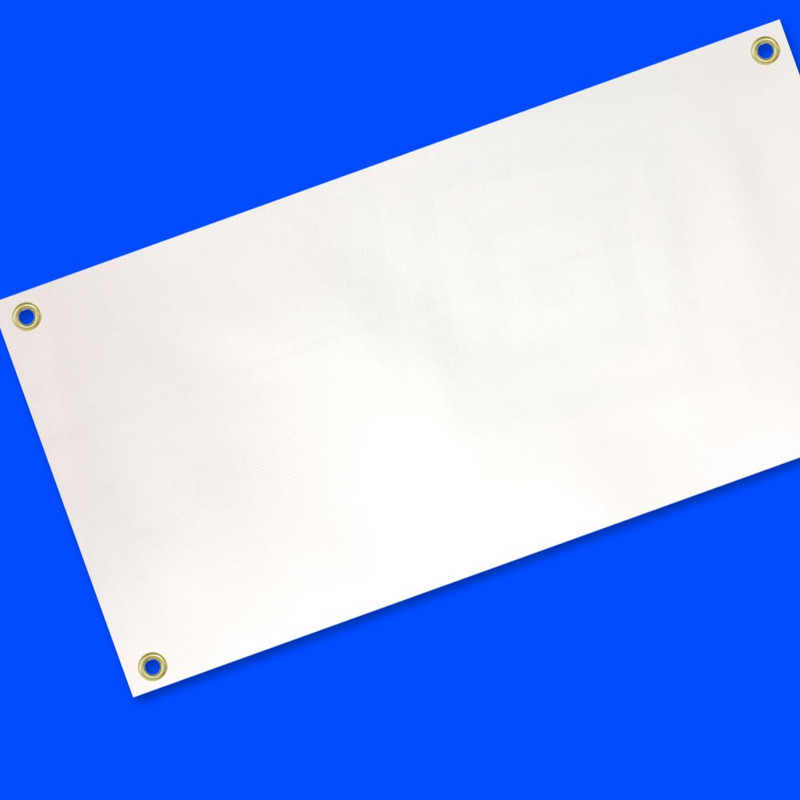 4Less Co 4 X 8 Ft Blank Vinyl Banner White Grommets