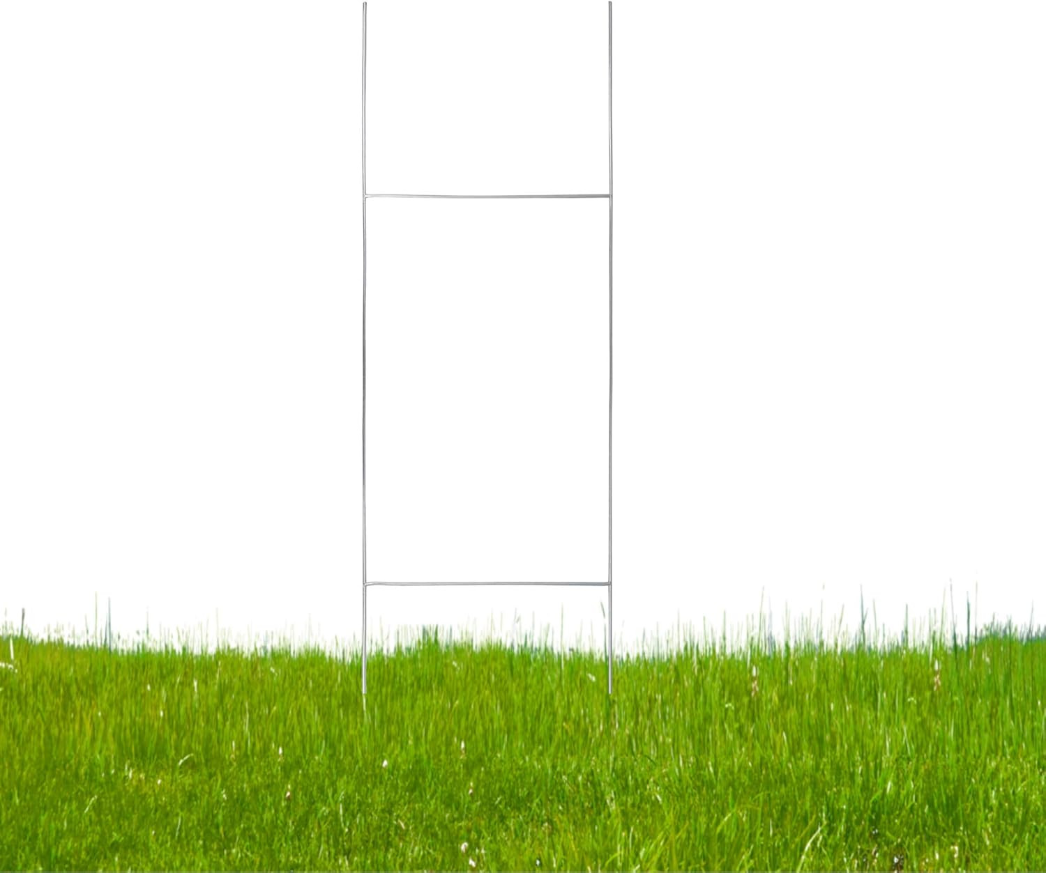 Yard Sign Stakes – 30&Prime;X10&Prime; H Wire Stakes, Metal Lawn Sign Stakes, Real Estate Si