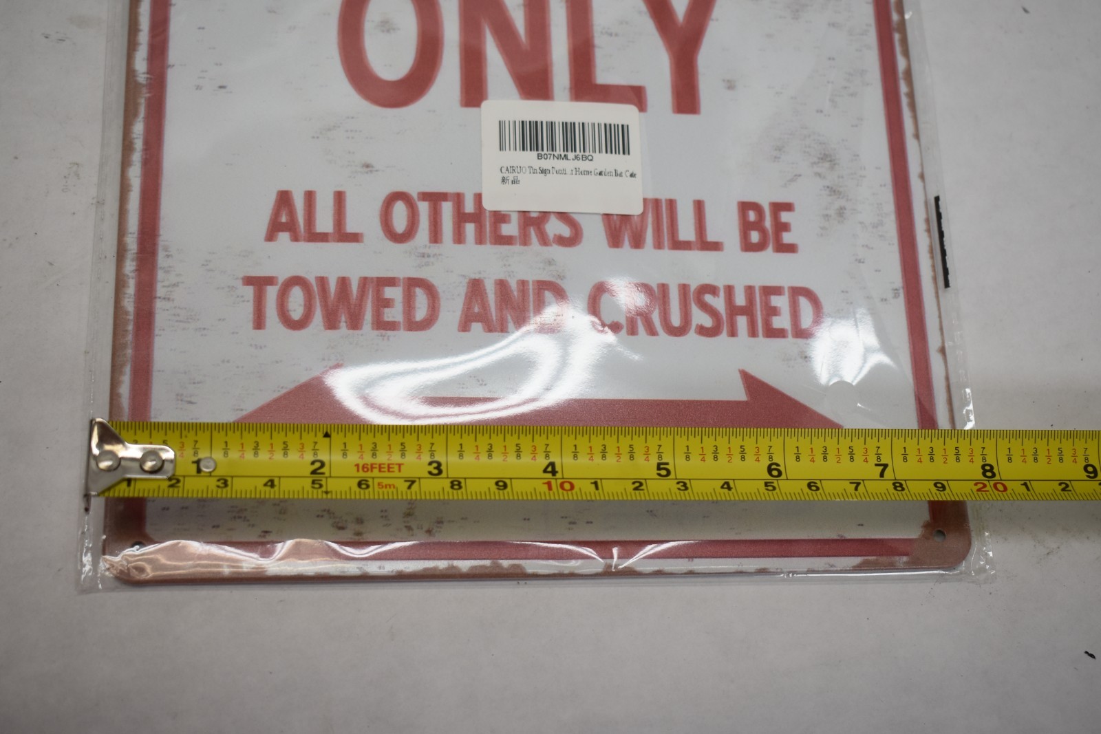 Pontiac Parking Only Metal Sign 8&Prime; x 12&Prime; Aluminum Stainless Steel Sign 2 Pack