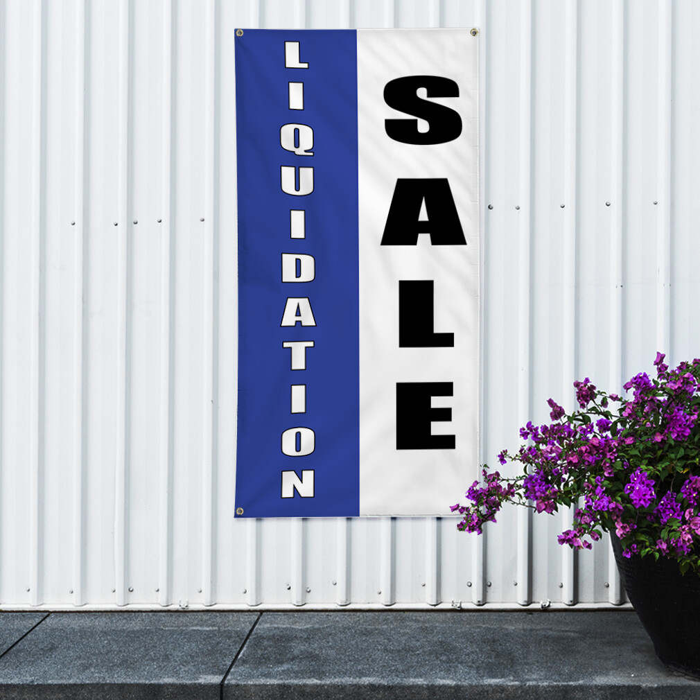 Vertical Vinyl Banner Multiple Sizes Closing-Out Deal Promotion Business Outdoor