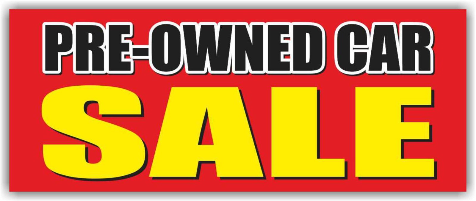 PRE-OWNED CAR SALE Advertising Banner Vinyl Mesh Sign Used AUTOS USADOS Service