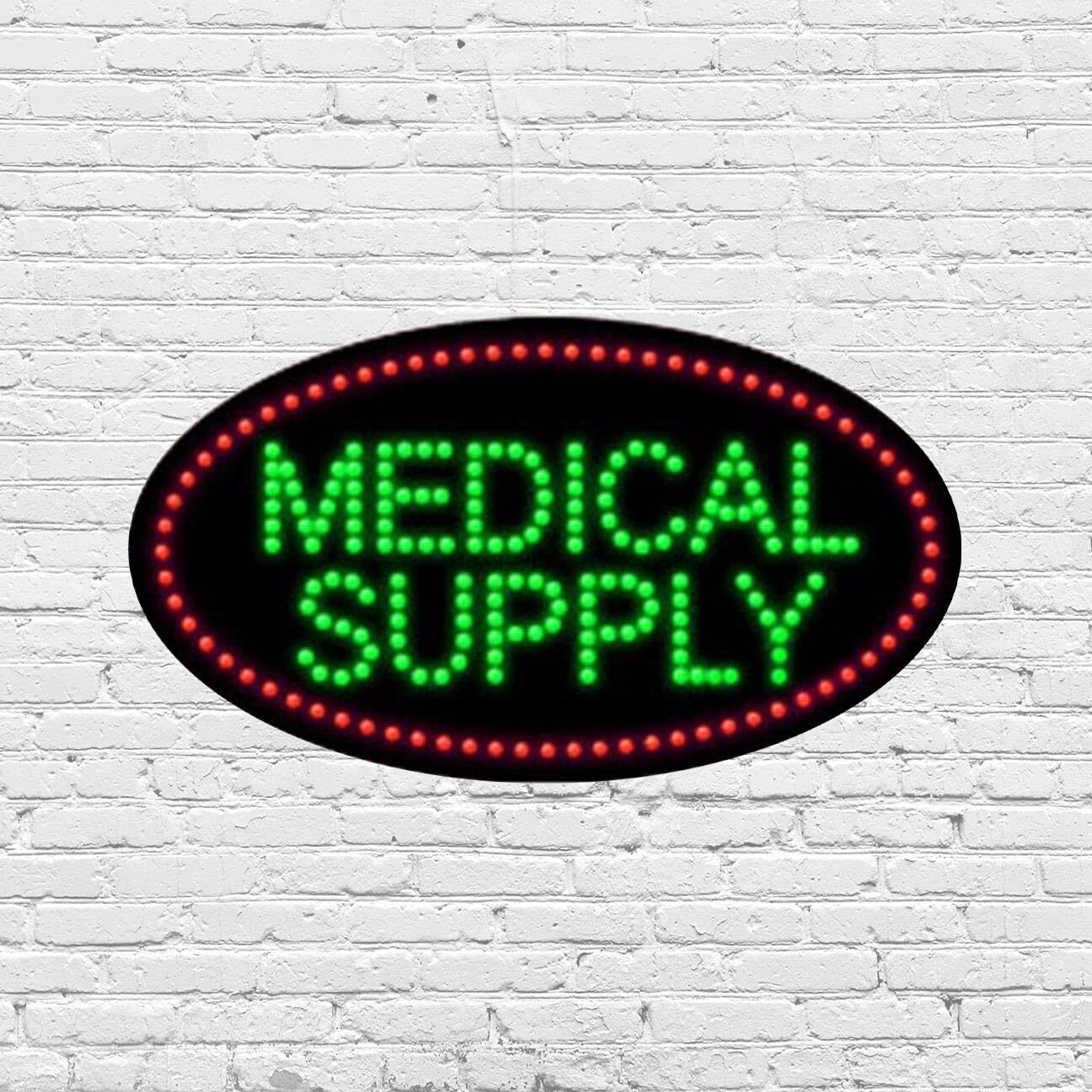 LED Medical Supply Sign for Retail Business Displays | Advertising Electronic Li