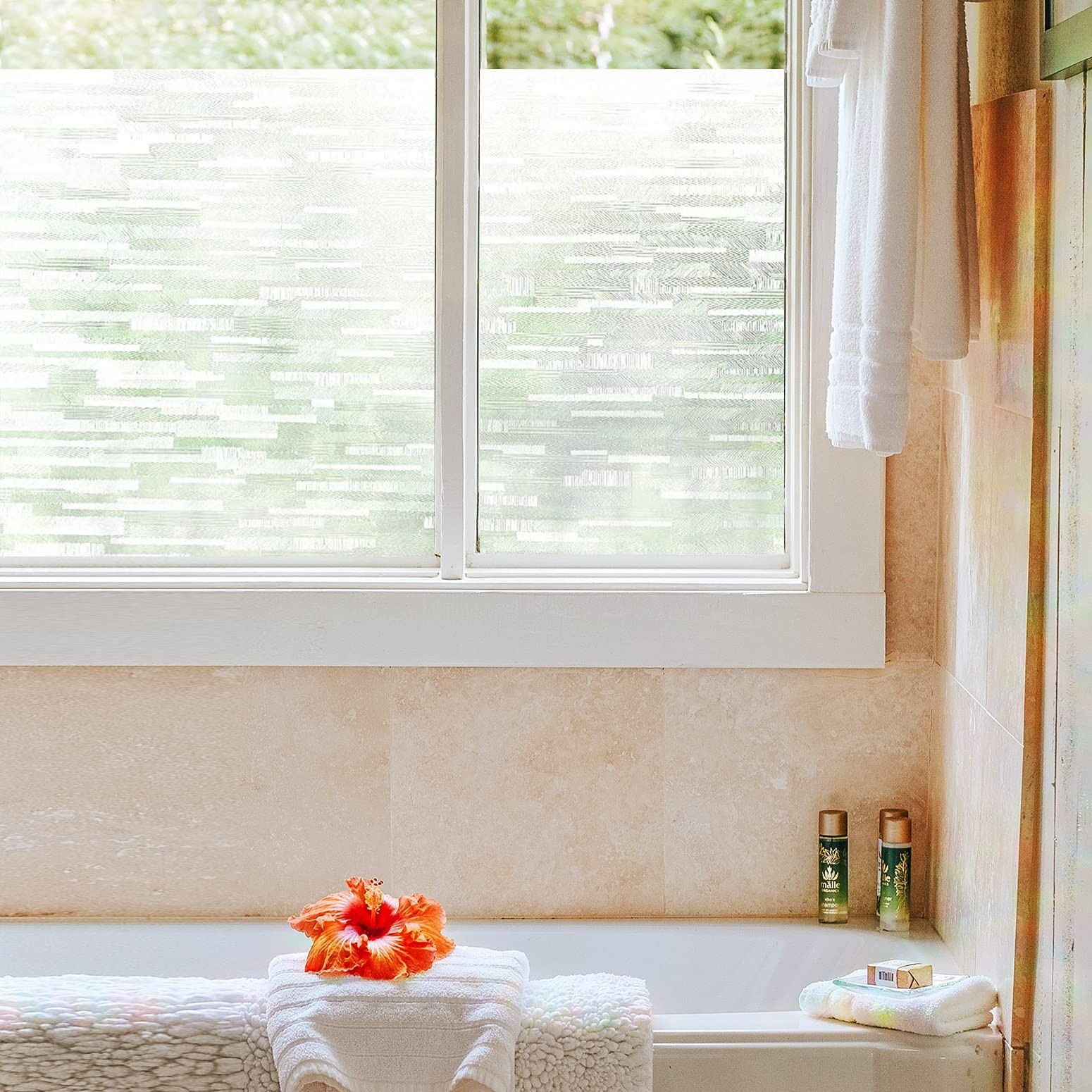 CottonColors Window Privacy Film 17&Prime;X 78&Prime;, Frosted Glass Window Film Decorati…