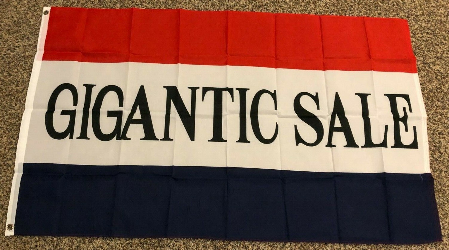 GIGANTIC SALE Flag sign new 3×5 ft superior quality fade resistant usa seller