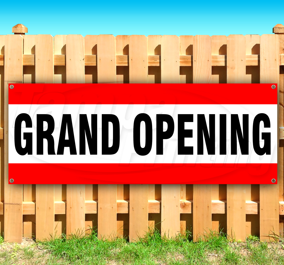 GRAND OPENING Advertising Vinyl Banner Sign LARGE SIZES! BUSINESS SIGNS USA