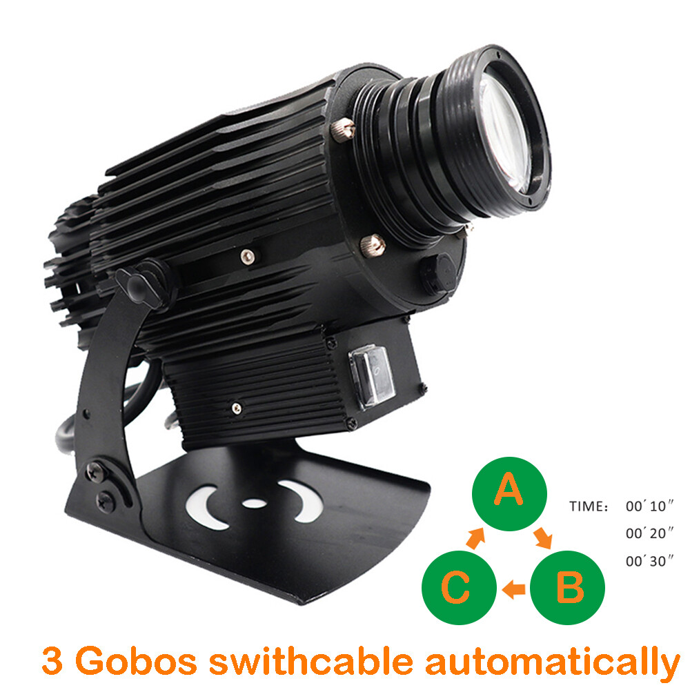 3 GOBO Light Sheets Automatic Switching Static Logo Light + Customized Colorful